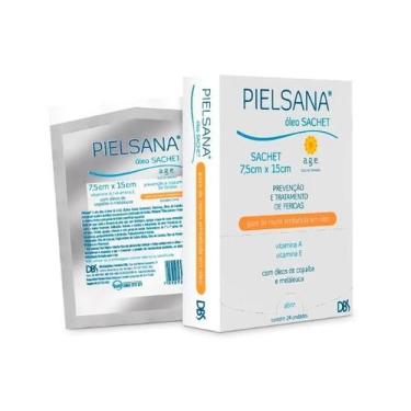 Imagem de Curativo Gaze de Rayon com Óleo A.G.E. - Tam. 7,5cm x 15cm  Pielsana