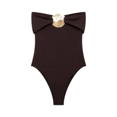 Imagem de Body Preto off Shoulder Extremo Para Mulheres, Lingerie Sexy Em Uma Pe