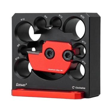 Imagem de Kit De Gabarito Para Fazer Cavilhas Com 8 Furos, Lâminas De Carboneto,