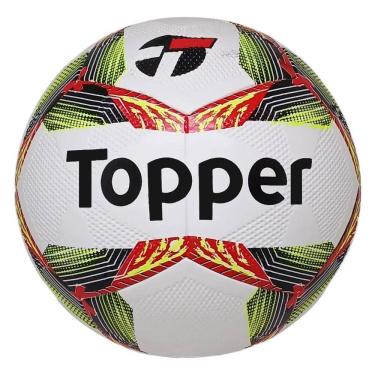 Imagem de Bola De Futebol Topper Campo 68Cm Tecn Vermelho
