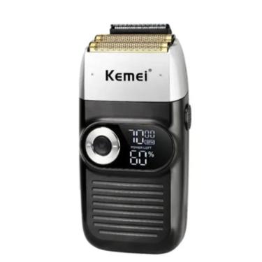 Imagem de Barbeador Elétrico Kemei Km2026 Sem Fio Bateria Recarregavel
