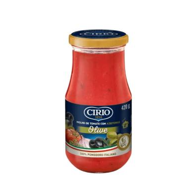 Imagem de Molho de Tomate Cirio com Azeitonas Italiano 420g