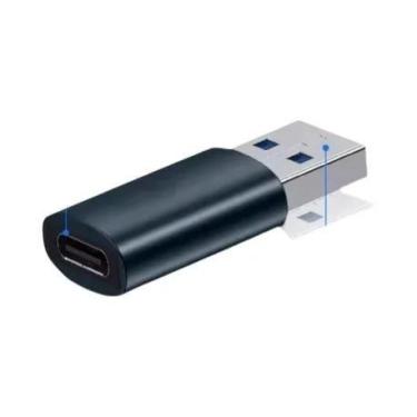Imagem de Adaptador Tipo C Para USB Masculino Com Carregamento Rápido E Transfer
