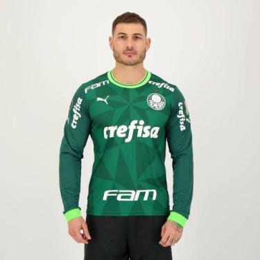 Imagem de Camisa Puma Palmeiras I 2023 Manga Longa Libertadores, P