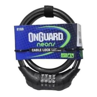 Imagem de Cadeado Trava Segredo Bike Onguard Bicicleta Moto Neon Bike 