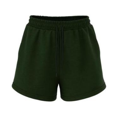 Imagem de Bermuda Masculina em Moletinho Leve para Uso Casual com Bolsos Funcionais-Masculino