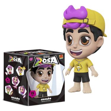 Imagem de Boneco Vinil Leozinho 15CM Turma dos Rosa