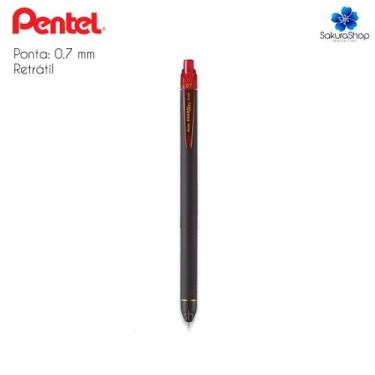 Imagem de Caneta Gel PENTEL Energel Black 0.7 mm Retrátil Bujo Bullet Journal, V
