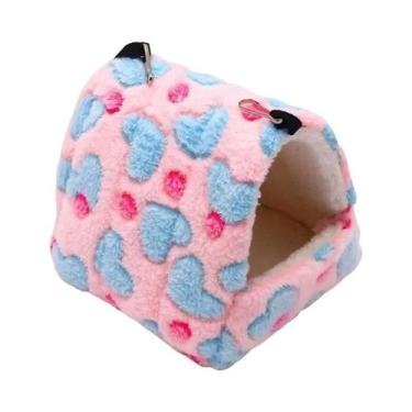 Imagem de Casa De Algodão Quente Para Hamster, Cama Macia Para Gaiola De Roedore