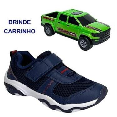 Imagem de Tênis Kidy Play Respitec com Carrinho 70826 Azul Marinho-Unissex
