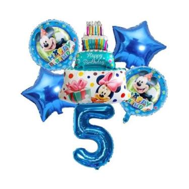 Imagem de Conjunto De Balões Mickey E Minnie Para Menina E Menino, Decoração De 
