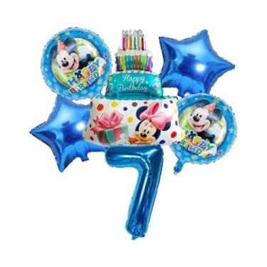 Imagem de Conjunto De Balões Mickey E Minnie Para Menina E Menino, Decoração De 