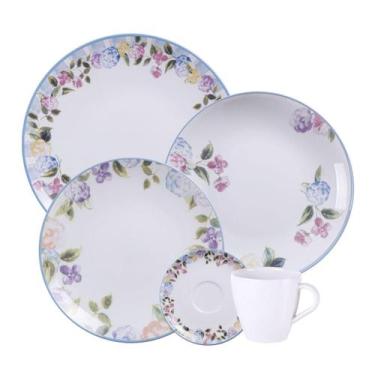 Imagem de Jogo de Jantar Aura Porcelana Decorada 40 Peças Tramontina