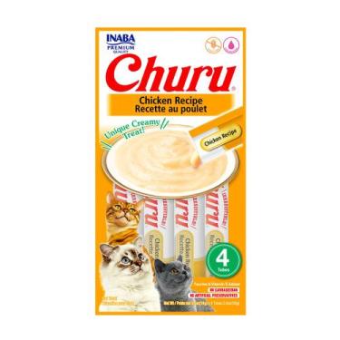 Imagem de Petisco Churu Patê para Gatos 4x14g - INABA, GALINHA
