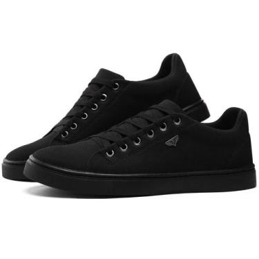 Imagem de Sapatenis Masculino  Com Costura Lateral Solado Macio Confortavel - Sa