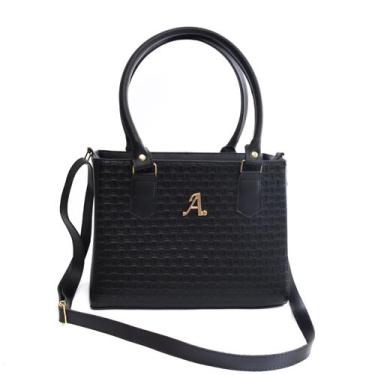 Imagem de Bolsa Feminina Baú Alça Ajustável Transversal De Ombro Lançamento - Al