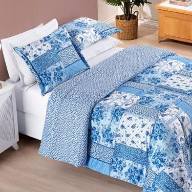 Imagem de Kit completo edredom bouti king+jogo de lençol 7 peças - MORADA DOS EN