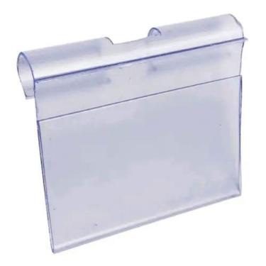 Imagem de Display Porta Preço PVC Cristal transparente  120 Peças  5,5 x 5,0 cm 