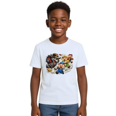 Imagem de Camiseta Lobo Mau e os Três Porquinhos Estampa Personalizada - Use P4,