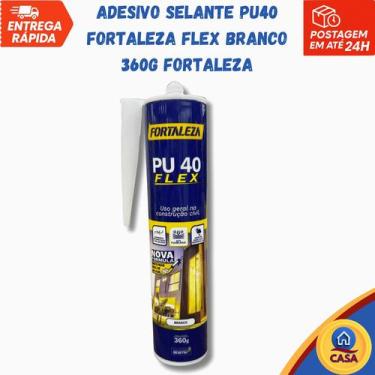 Imagem de Adesivo Selante PU40 Flex Branco 360g Fortaleza