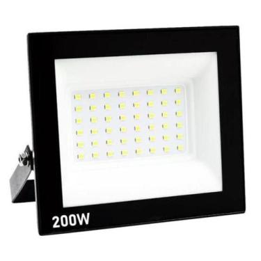 Imagem de Refletor Holofote Lampada Luz Led Branco Frio De Natal Iluminação Para