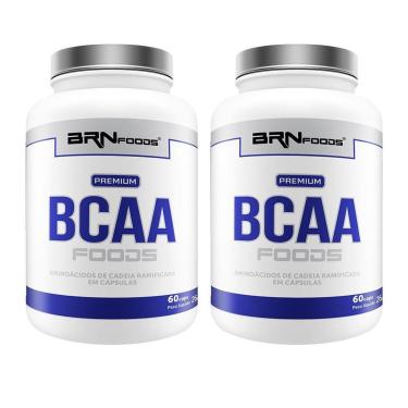 Imagem de Kit 2x PREMIUM BCAA 60 cáps – BRN Foods-Unissex