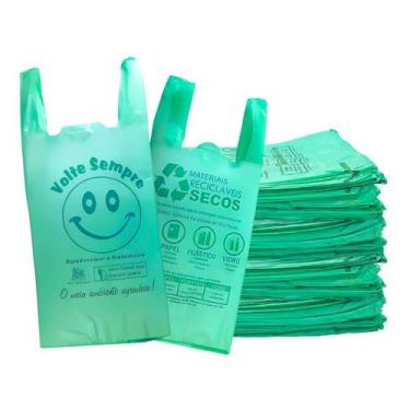 Imagem de Sacola Ecologica Multiuso Resistente Comercio Colorida Sp 48x55