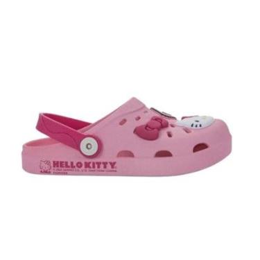 Imagem de Sandália Babuche Infantil Menina Hello Kitty Grendene 23314 Rosa-Feminino