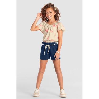 Imagem de Conjunto infantil menina estampado Brandili