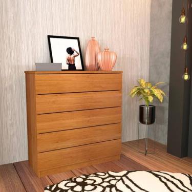 Imagem de Cômoda 5 Gavetas - Premium-Cinamomo - Tcil Móveis