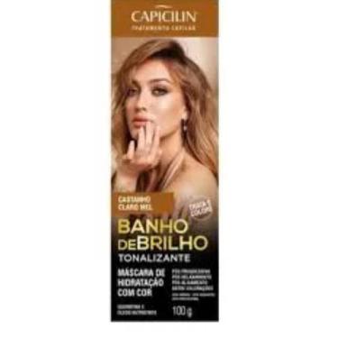 Imagem de Banho de brilho tonalizante castanho claro mel - Capicilin