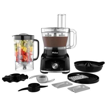 Imagem de Multiprocessador Philco 9 em 1 com Batedeira Turbo 1700W Preto, Preto,