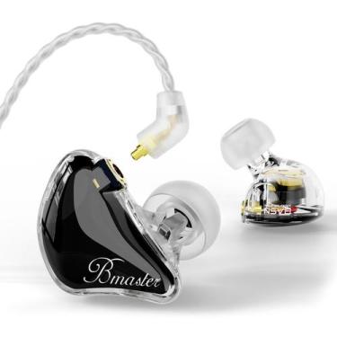 Imagem de Fones de ouvido com monitor intra-auricular BASN Triple Driver IEM Pay