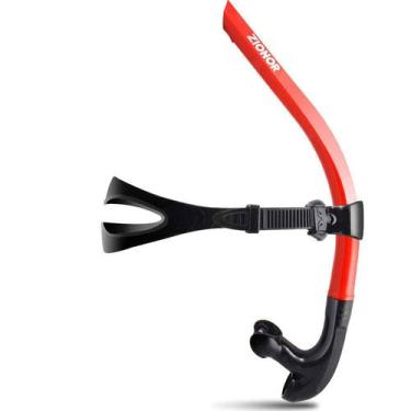 Imagem de Snorkel de natação ZIONOR T1 Lap Training Diving Red