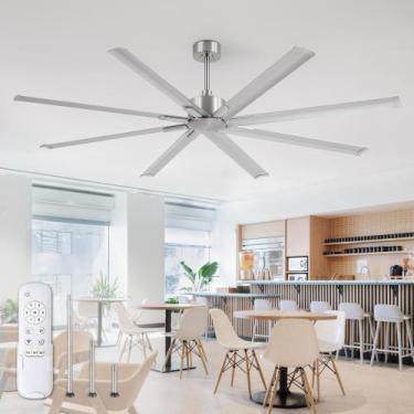 Imagem de Ventilador de Teto ZMISHIBO 84 Polegadas Sem Luz, Grande Ventilador In