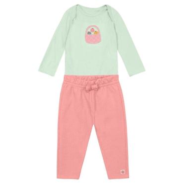 Imagem de Conjunto Bebê menina de frutinhas Brandili Baby