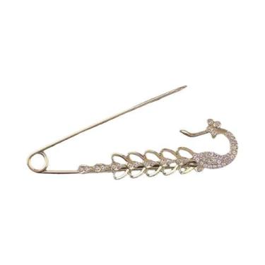 Imagem de Broche De Metal Feminino Para Ajuste De Cintura E Anti-Exposição Em Ro
