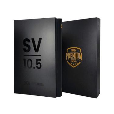 Imagem de Pasta Premium 3x3 SV10.5 Preta/Branca com 20 Folhas Frente e Verso BRA