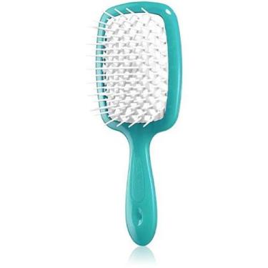 Imagem de Escova de cabelo cor verde - Plastigel 