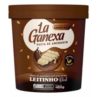 Imagem de Pasta de Amendoim La Ganexa com Whey450g Sabor Leitinho Black