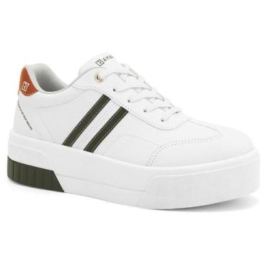 Imagem de Tenis ramarim feminino casual flatform 24-84103, Floter plus branco, L