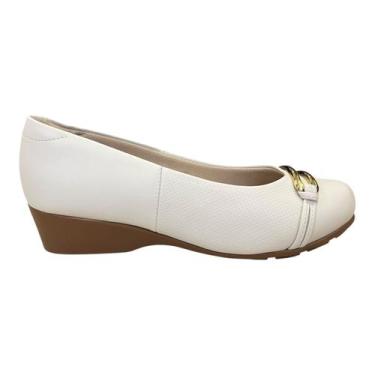 Imagem de Sapatilha Feminino Modare Casual Ultraconforto Anabela Detalhe Metaliz