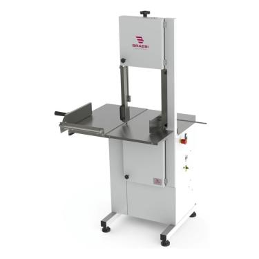 Imagem de Serra Fita Profissional BSFPI-282 para Corte de Carnes e Frios em Aço Inox Bivolt Branco Braesi Bivolt