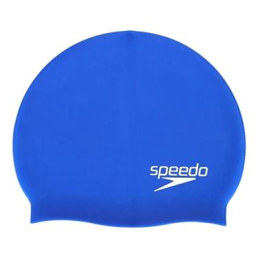 Imagem de Touca de Natação Speedo Massage, Azul royal, Único