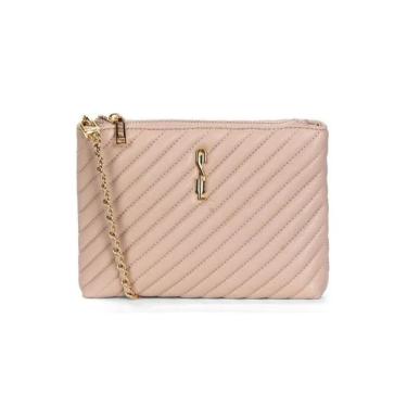 Imagem de Bolsa Santa Lolla P Material Soft New Sand Sintético Pequena Bege Feminina