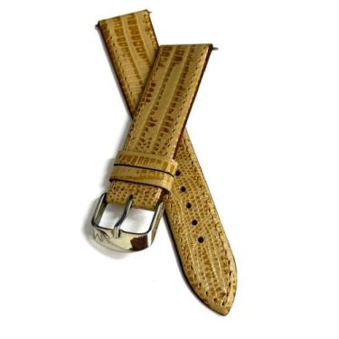 Imagem de Pulseira Relógio Couro Com Estampa Lezard, Marry Montan.LC97, 16 mm, B