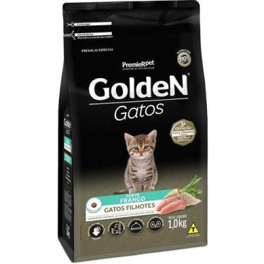 Imagem de Ração Premier Golden Gatos Filhotes Sabor Frango - 1 Kg