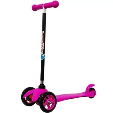 Imagem de Patinete Infantil 3 Rodas Importway C/ Altura Regulável Favorito, Rosa
