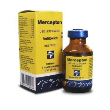 Imagem de Mercepton Injetável Antitóxico 20 ml - Bravet Pet