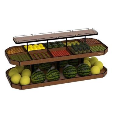 Imagem de Vasca Central Classic 2m 7207 Exposição de Frutas e Verduras Polofrio